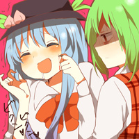 Tenshi & Yuuka Tenshi and Yuuka